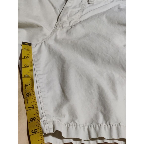 Men's American Eagle "Prep Length" Khaki Chino Shorts W33 X L9,  9" Inseam. - Picture 10 of 12